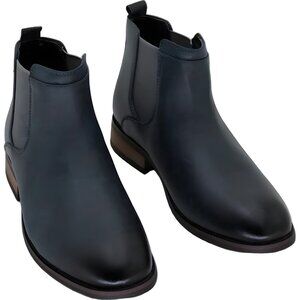 Vance Co. Mens Navy Landon Dress Boots in 7M - Stylish and Elegant